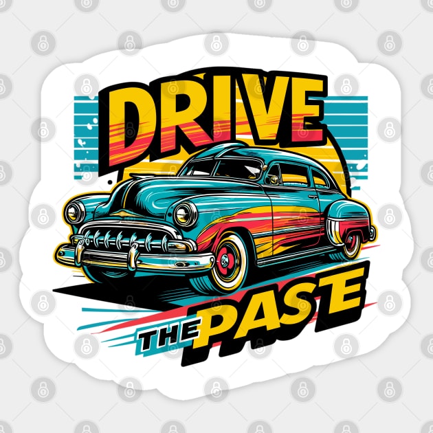 Classic Car Sticker by Vehicles-Art